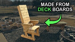 DIY Cedar Decking Chair