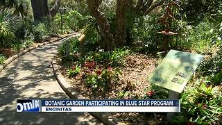 Botanic garden participating in Blue Star program