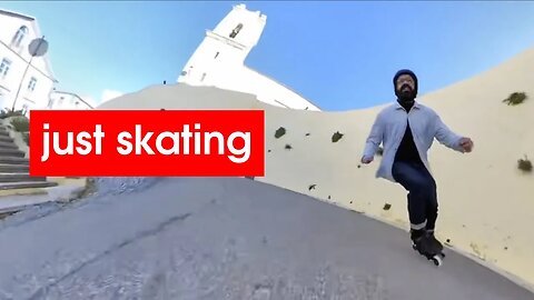 Relaxing Skate Flow Turns Into Bombing The Hardest Hill In Town // Ricardo Lino Skating Clips