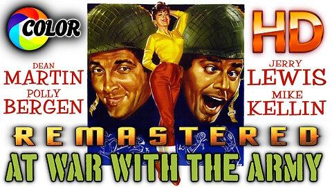 At War With The Army - REMASTERED HD COLOR - Starring Dean Martin and Jerry Lewis