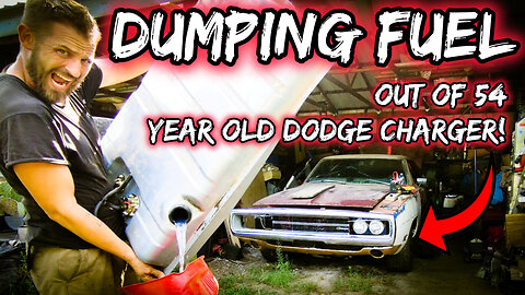 Rebuilding a 1970 Dodge Charger! dumping the fuel!