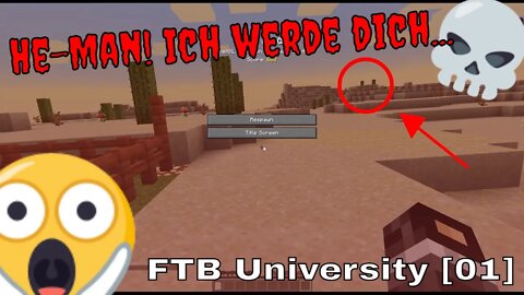 Tex in der University | FTB University | Minecraft Modded [01]