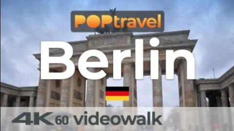 Walking in BERLIN / Germany - Long Tour in the Rain - 4K 60fps (UHD)