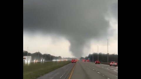 Tornado Touches Down Near Port St Lucie, Florida