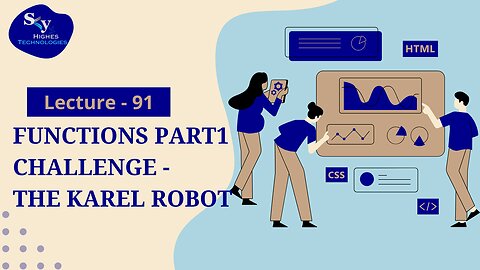 91. Functions Part 1 Challenge - The Karel Robot | Skyhighes | Web Development