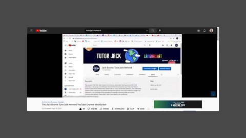 The Jack Bosma-TutorJack Network YouTube Channel Introduction