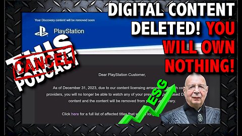 Playstation Network Removing Paid-For Digital Content From User's Libraries!