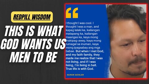 The Red Pill story of Baron Geisler | RED PILL WISDOM