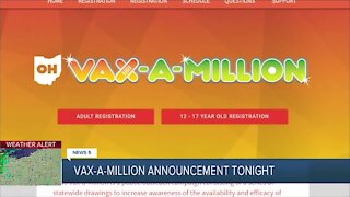 How to watch the Vax-a-Million $1 million drawing live Wednesday night