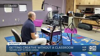 Teachers adapt to online learning, getting creative