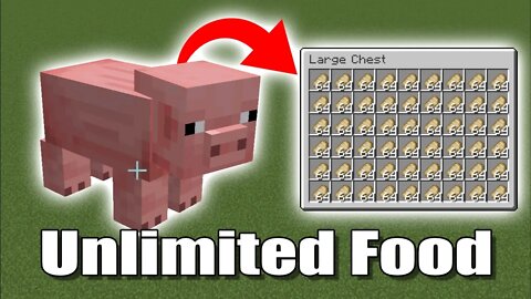 Minecraft 1.19 - How to Build a Pig Spawner Farm [EASY+EFFICIENT] for Unlimited Food!!!