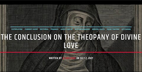 The Conclusion On The Theophany Of Divine Love