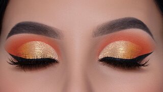 Warm Golden Cut Crease Tutorial | Drugstore Makeup
