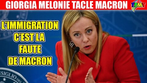 GIORGIA MELONI CRITIQUE MACRON ET LA GAUCHE ET LA DROITE FR à VOIR #immigration #gillesverdez #TPMY