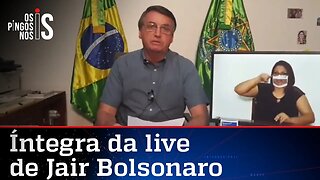 Íntegra da live de Jair Bolsonaro de 23/07/20