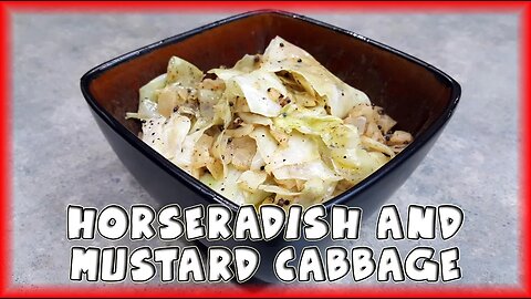 Horseradish and Mustard Cabbage - RawSpiceBar