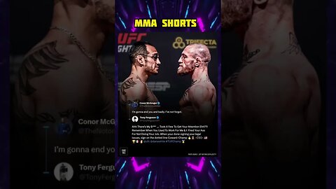 MMA SHORTS: Tony Ferguson Vs Conor McGregor (SHOTS FIRED) #mmamemes #ufcmemes #ufc #mma