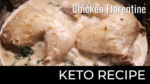 Keto Chicken Florentine | Keto Diet Recipes
