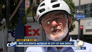 Bike accidents tick up in San Diego
