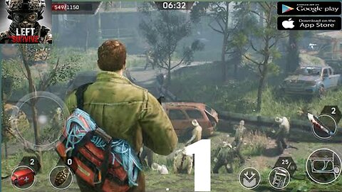 left to survive zombie games gameplay walkthrough part 1 (Android iOS)