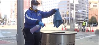 Downtown Cleveland Alliance's Clean Ambassadors work to sanitize city as economy reopens