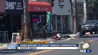Business owner responds to Pacific Beach homeless confrontation