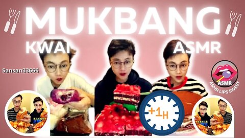 Mukbang ASMR Asian cake/noodle?mochi/crepe #viral #mukbang #asmrfood #kwaimukbang #crepecake