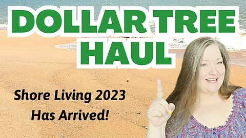 Dollar Tree Haul Shore Living 2023 Has Arrived Beach Decor New Beauty Products Sticker Books & More