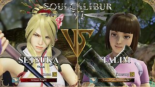 SoulCalibur VI — Rxton (Setsuka) VS Amesang (Talim) | Xbox Series X Ranked