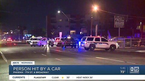 Hit-and-run crash leaves man injured in Phoenix