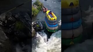 Rubber Boat Rafting Like No Other. Epic. #trending #shorts #video #viral #viralvideo #rafting