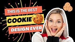 Design illustrator tutorial -how to design a cookie logo (design logo ) #design #logo #fyp