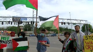 Pro-Palestinian rally held in Omaha
