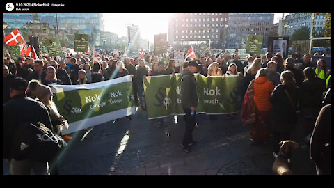 Demonstration i København lørdag d. 9/10-2021 - tusindvis viser modstand