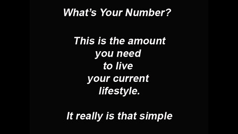 What's Your Number for Financial Independence?