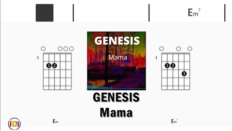 GENESIS Mama - FCN Guitar Chords & Lyrics HD