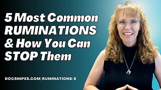 5 Most Common Unwanted Thoughts and How to Stop Them | CBT Self Help Tools