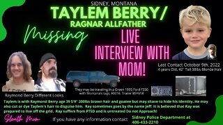 Taylem Berry Missing interview with his Mother Autumn!