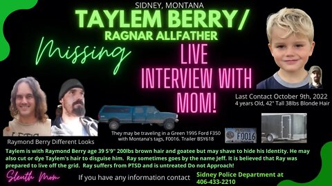 Taylem Berry Missing interview with his Mother Autumn!