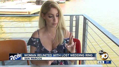 Man finds lost ring in Lake San Marcos