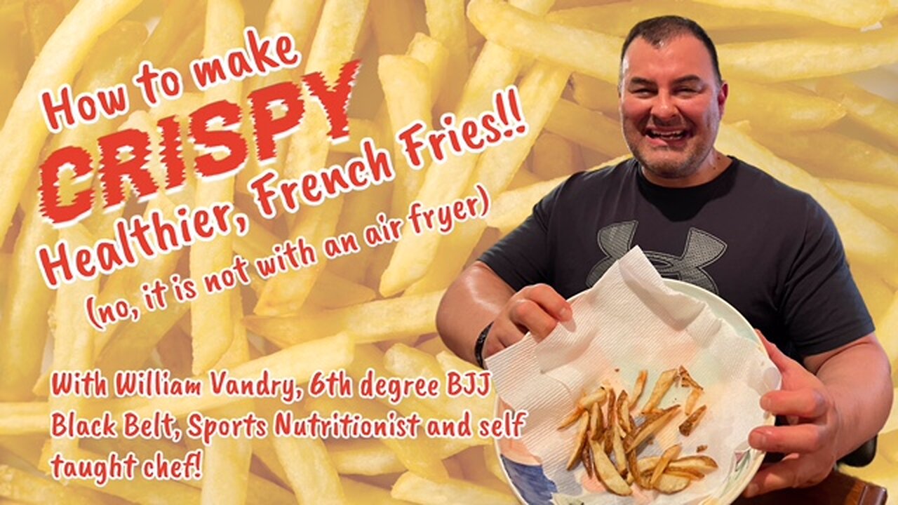 How to make crispy, healthier, French Fries (no it's not with an air
