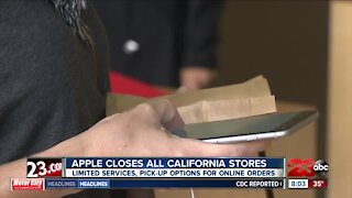 Apple closes all California stores