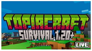 🔴Bora Jogar TopiaCraft Survival 1.20+🔴#minecraft