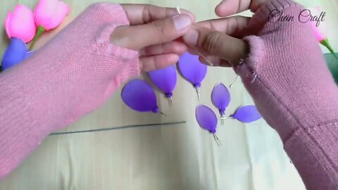 How to Make Nylon Stocking Flowers "Tulips" || Tutorial Bunga Stoking Tulip