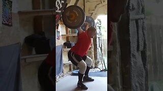 90 kg / 198 lb - Muscle Snatch + Overhead Squat - Weightlifting Training