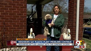 Neighbors say Napier plastic plant problems continue