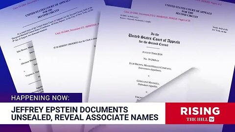 Epstein UNSEALED: Clinton, Trump, Dersh, 100+ Names Exposed