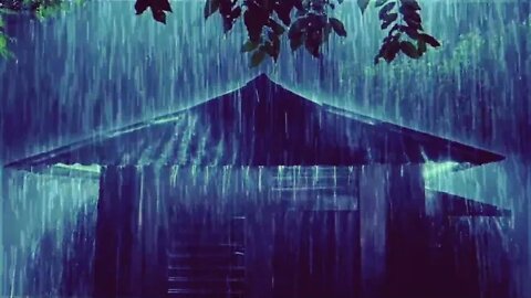 Rain - fall asleep with relaxing , calm and heavy rain sound