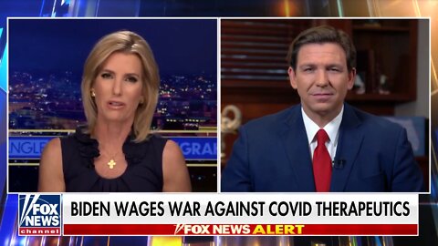 Patriot News Outlet | Gov. DeSantis BLASTS Biden Administration on Laura Ingraham