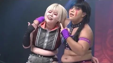 Tag Team Match BMI2000 (Ruaka & Natsuko Tora) vs Stars (Hazuki & Saya Iida)